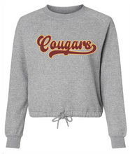 Load image into Gallery viewer, Womens Boxy Cougar Crewneck
