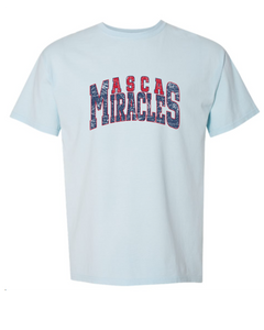 Miracles distressed tee