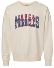 Load image into Gallery viewer, Miracles distressed crewneck

