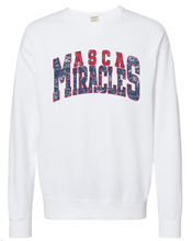 Load image into Gallery viewer, Miracles distressed crewneck
