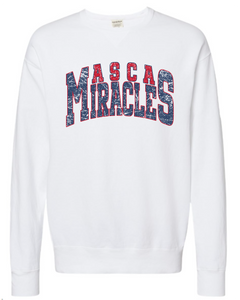 Miracles distressed crewneck