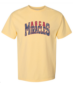Miracles distressed tee