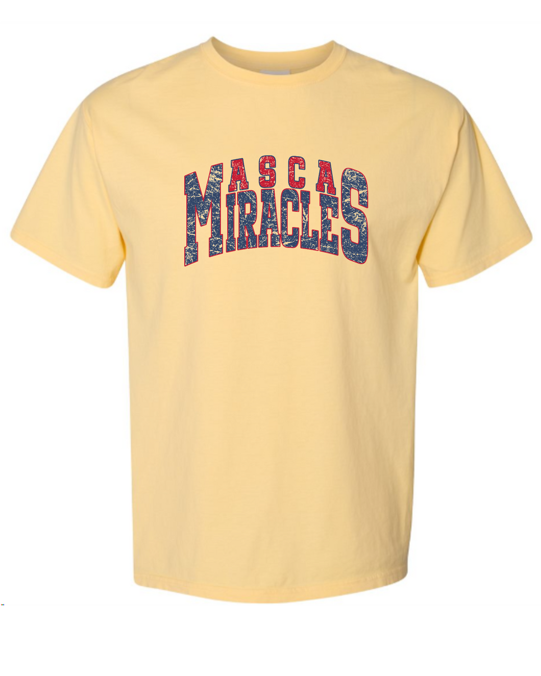 Miracles distressed tee