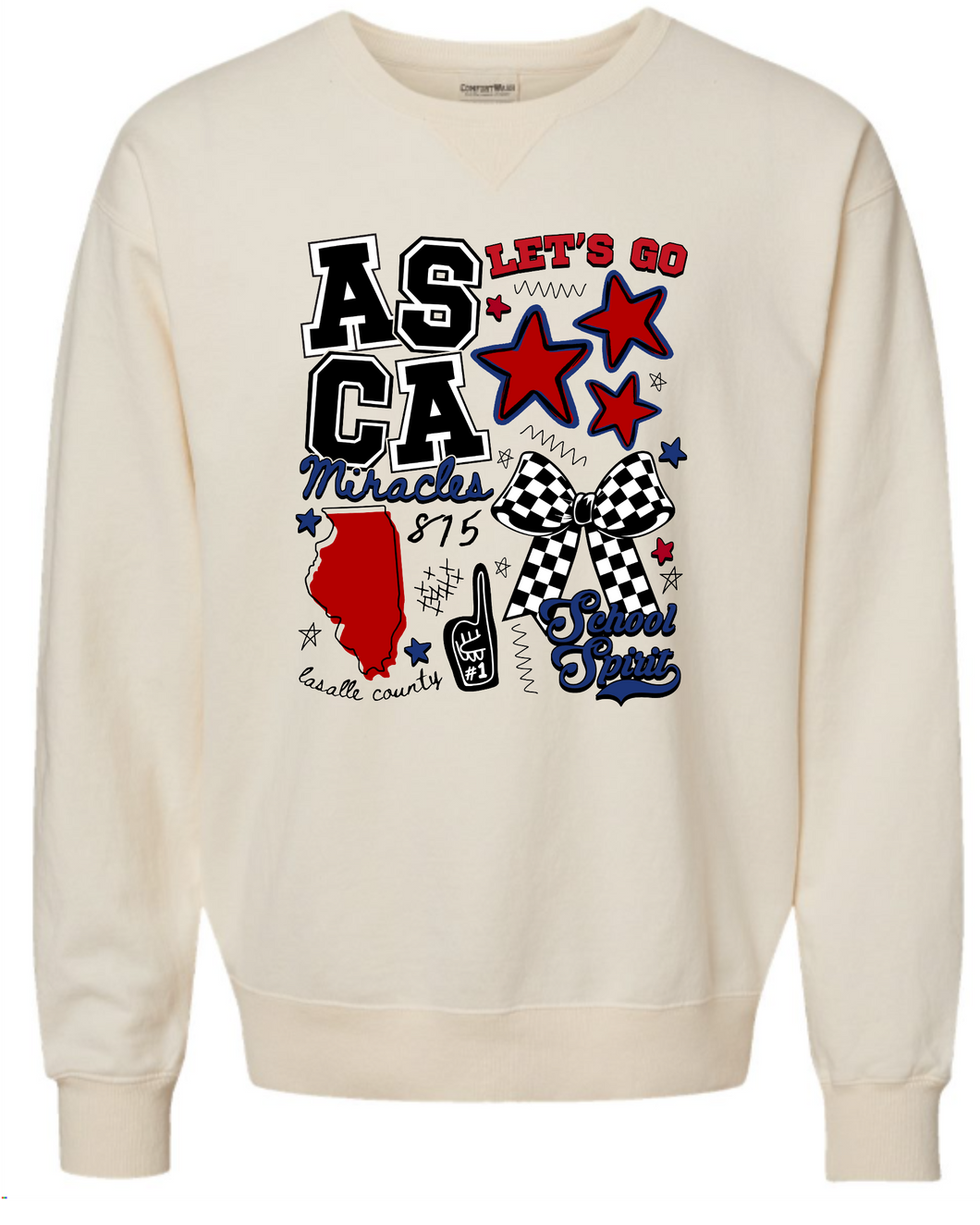 ASCA School Spirit crewneck