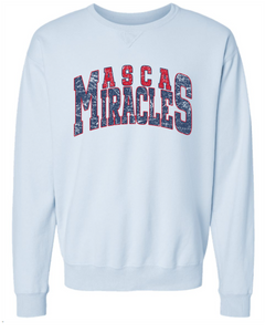 Miracles distressed crewneck