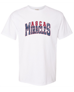 Miracles distressed tee