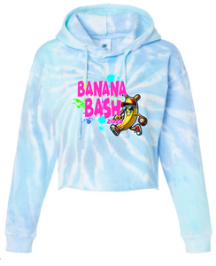 BANANA BASH crop hoodie