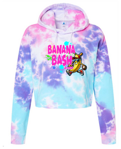 BANANA BASH crop hoodie