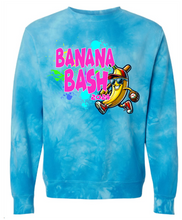 Load image into Gallery viewer, BANANA BASH tie dye crewneck
