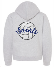 Load image into Gallery viewer, Saints volleyball sequin hoodie
