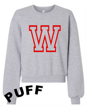 Load image into Gallery viewer, Womens W puff crewneck
